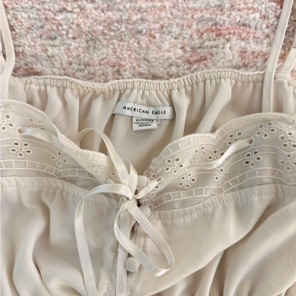 American Eagle Outfitters Cream Lace Camisole - Picture 3 of 3